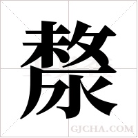 漦的筆順