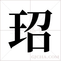 玿的筆順